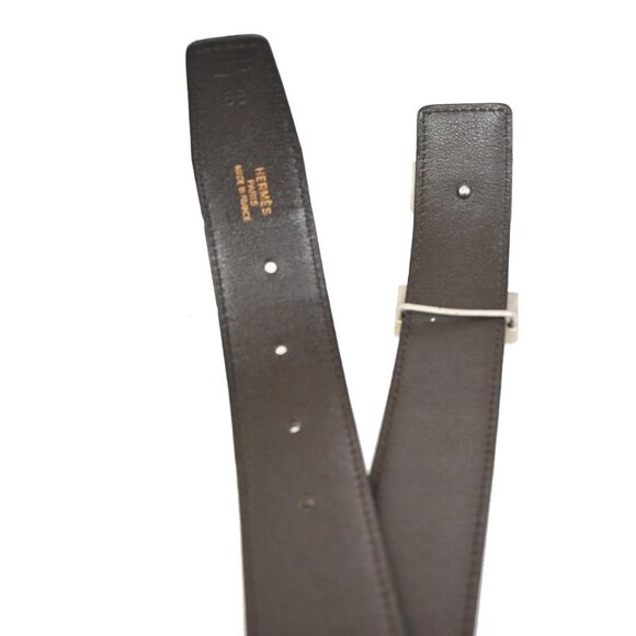 HERMES H Logo Constance Reversible Buckle Belt Leather - Picture 6 of 16